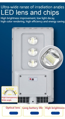 새로운 ABS 30W 폴리실리콘 통합 태양 전지 패널 LED 스트리트 라이트 방수 IP65
