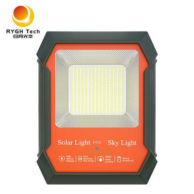 100W 200W LED 태양광 투광등 고휘도 130lm/w, 뒷마당용