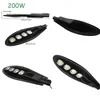 고속도로 110V 220V 고출력 검 200W LED 가로등