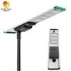 정부 프로젝트 올인원 Aio 통합 80W 태양광 LED 가로등 CCTV 카메라 4G