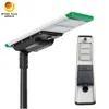 모션 센서 리모르트 제어 40W LED CCTV 카메라와 함께 모든 일용 태양광 거리 조명