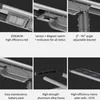 고품질 9-11 미터 12V LED 태양광 거리 라이트 Rygh-Fx-120W