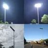 방수 12V 태양광 170lm/W 알루미늄 일체형 100W LED 가로등