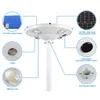 방수 IP65 알루미늄 레이더 센서 30W 50W UFO LED 태양광 정원등