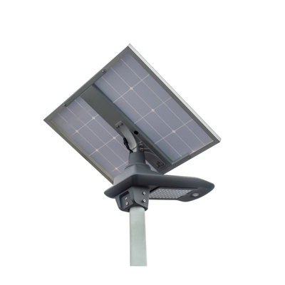 130-150LM/W 높은 루멘 60W DC 11.1V 건전지 보장 3 년을 가진 똑똑한 태양 강화된 LED 거리 밝은 회색 주거