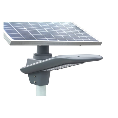 130-150LM/W 높은 루멘 60W DC 11.1V 건전지 보장 3 년을 가진 똑똑한 태양 강화된 LED 거리 밝은 회색 주거