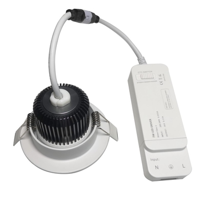 반대로 섬광 옥외 똑똑한 LED Downlights UGR TUYA 체계 호텔을 위한 7개 와트 옥수수 속