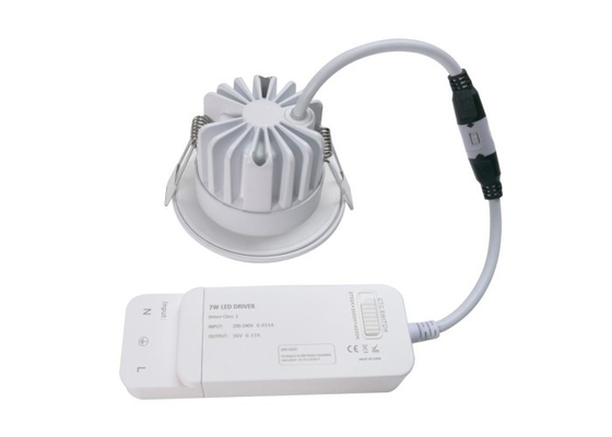 옥수수 속 방수 중단된 지도된 Downlight AC 200-240V 얼굴 덮개 변하기 쉬워 온난한 백색