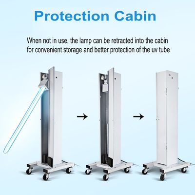 휴대용 살균 램프 병원을 위해 UV 소독 빛 150w 접촉/원격 제어