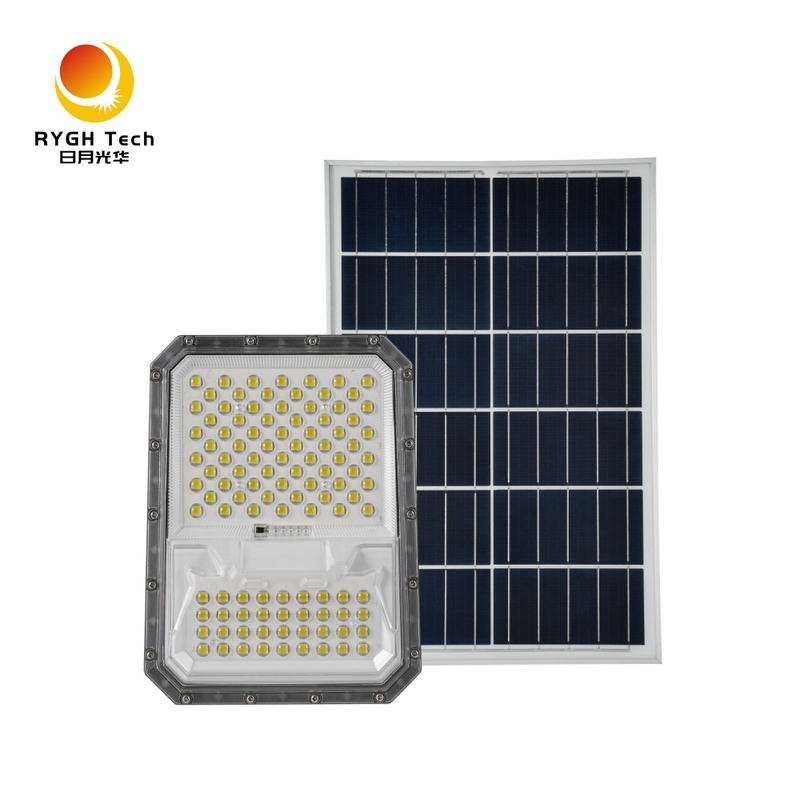 긴 조명 시간 넓은 조사 면적 야외 조명 5054 고휘도 LED 칩 태양광 LED 투광등 20W