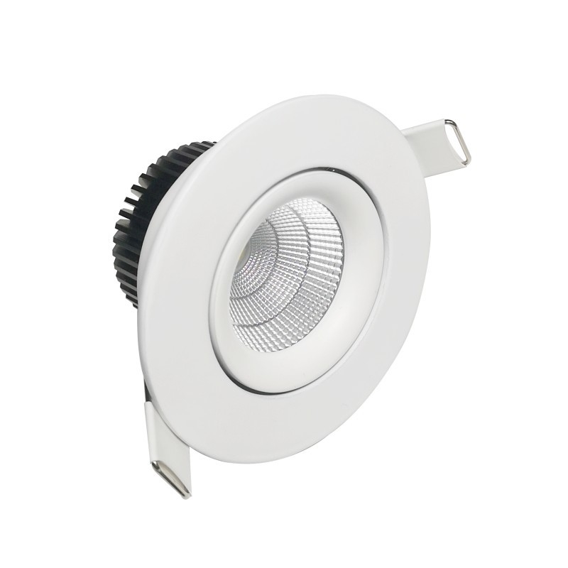 흐리게 하는 38/60° 광속 각 똑똑한 LED Downlights 8w/조정가능한 색온도